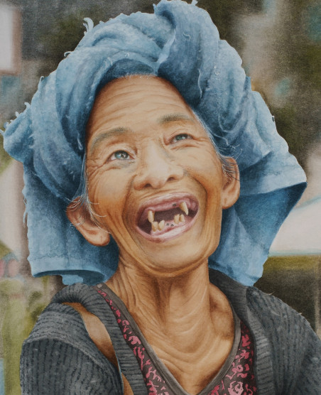 Bali... The Moment of Joy original painting by Arūnas Vilkevičius. Home