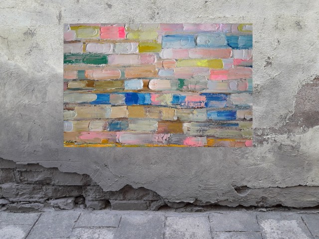 Just Brushstrokes No. 12 (Colorful Pieces of Vacation)